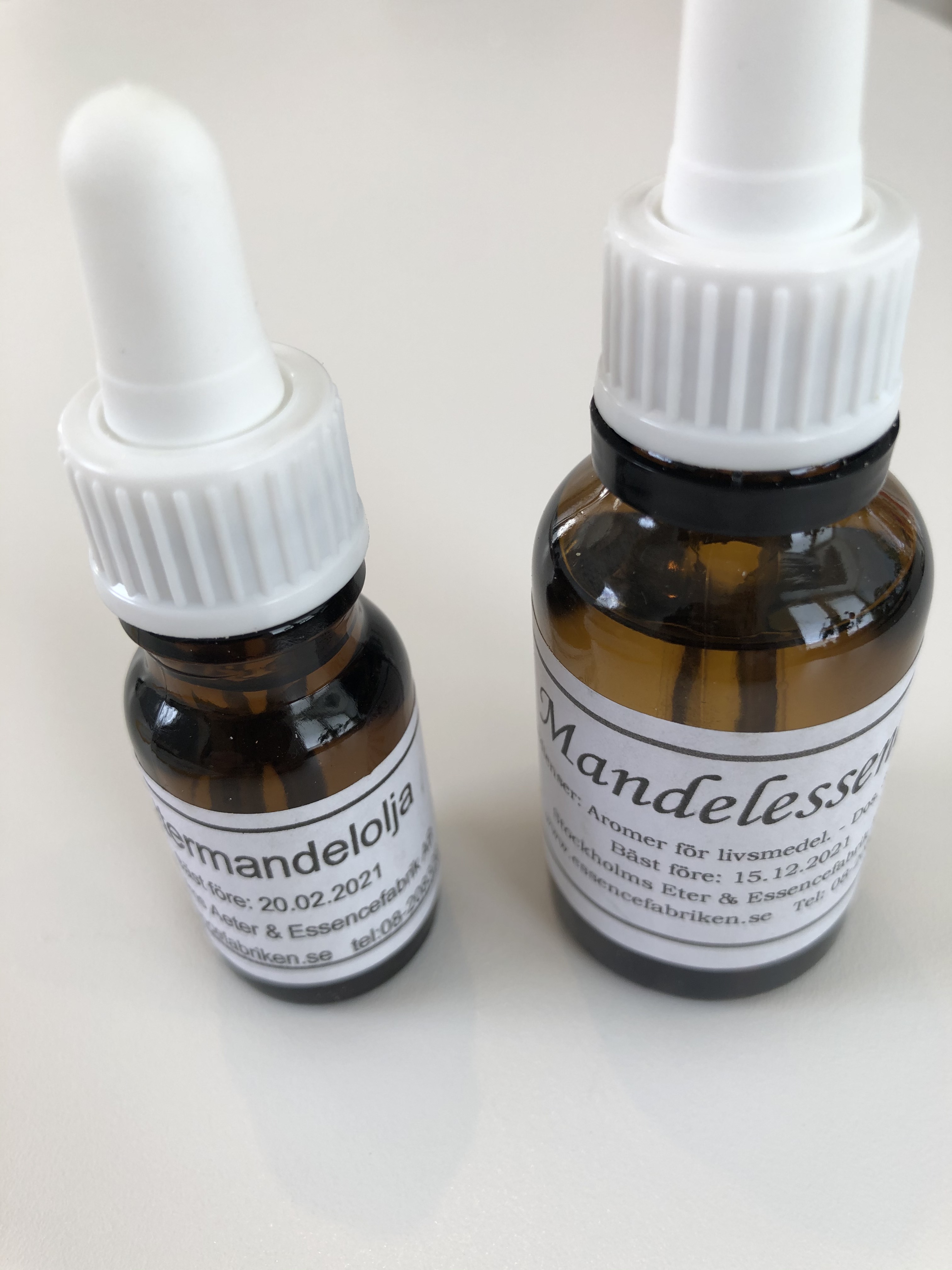 Mandelessence + olja